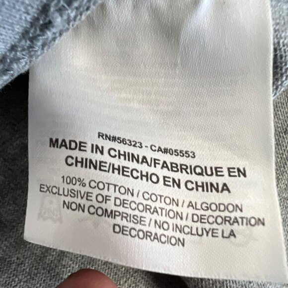 The Nike Tee Women's Short Sleeve T-Shirt Gray/Black Size Large - Picture 9 of 9